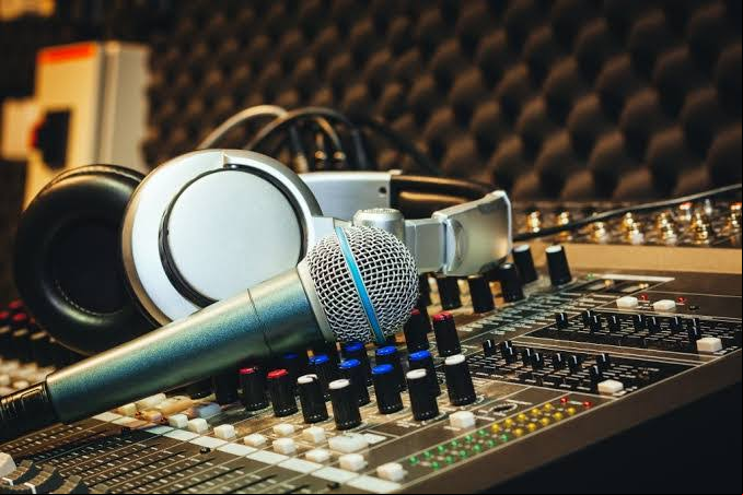 Musical Instrument in a Studio